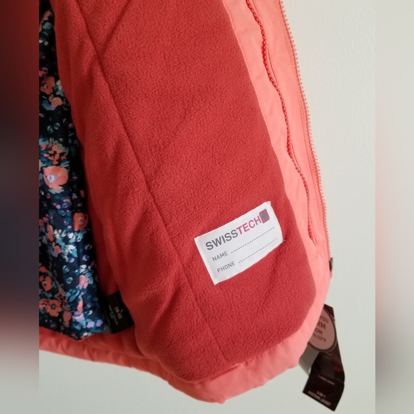 NEW 3 IN 1 Girl Systems hooded Jacket Size M ( 10/12) - Picture 12 of 15